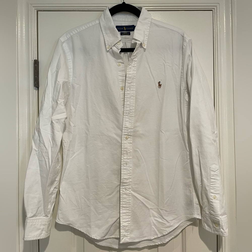 White Oxford Ralph Lauren Button Up